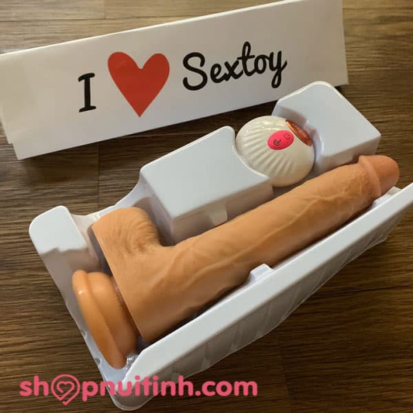 Dương Vật Giả Có Rung APOLO - Kích Thích Tê Tái Điều khiển Từ Xa