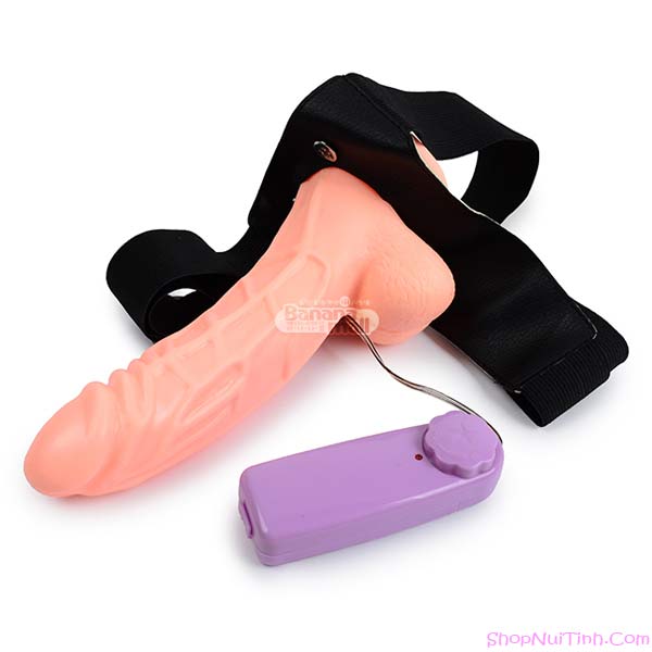 Dây Đeo Dương Vật Rỗng Ruột Tăng Kích Thước Cậu Nhỏ - DV229