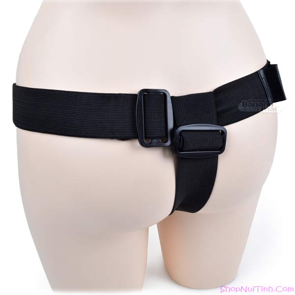 Dương Vật Giả 2 Đầu Les Có Rung Dây Đeo - HM211