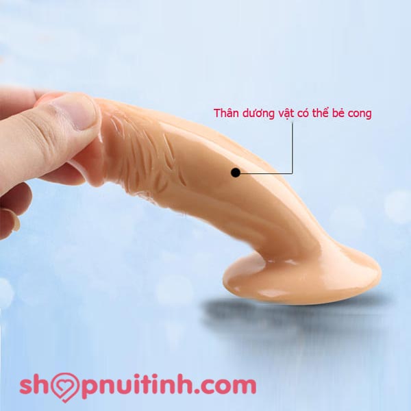 Dương Vật Giả Silicon Có Đế Gắn Tường Loveaider Little