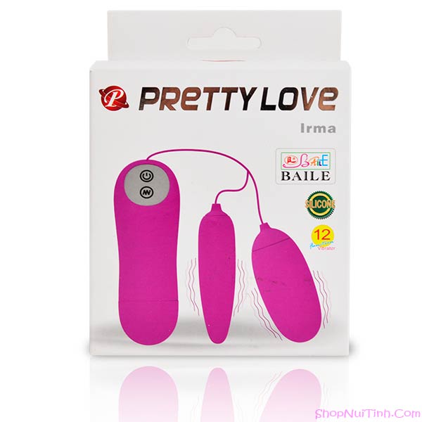 Trứng rung hai đầu Pretty Love Silicon - TR240