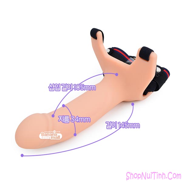 Dương Vật Giả Silicon Dây Đeo Curved Dong
