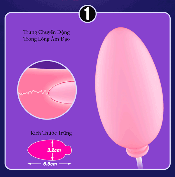 Trứng Rung Gim Điện Biten Cực Mạnh Siêu Mềm Mịn