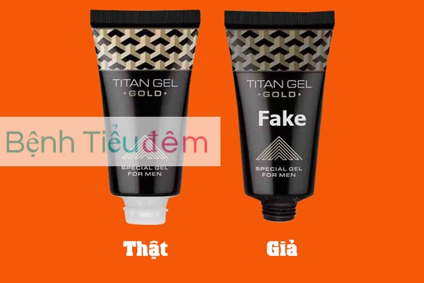 Cách phân biệt Gel Titan Gold thật giả