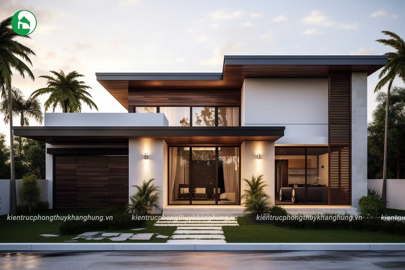 Thiết kế Villa nghỉ dưỡng hiện đại 2 tầng Tại Ninh Bình - BT 2125 - CÔNG TY  CỔ PHẦN KIẾN TRÚC & XÂY DỰNG LUXE HOME