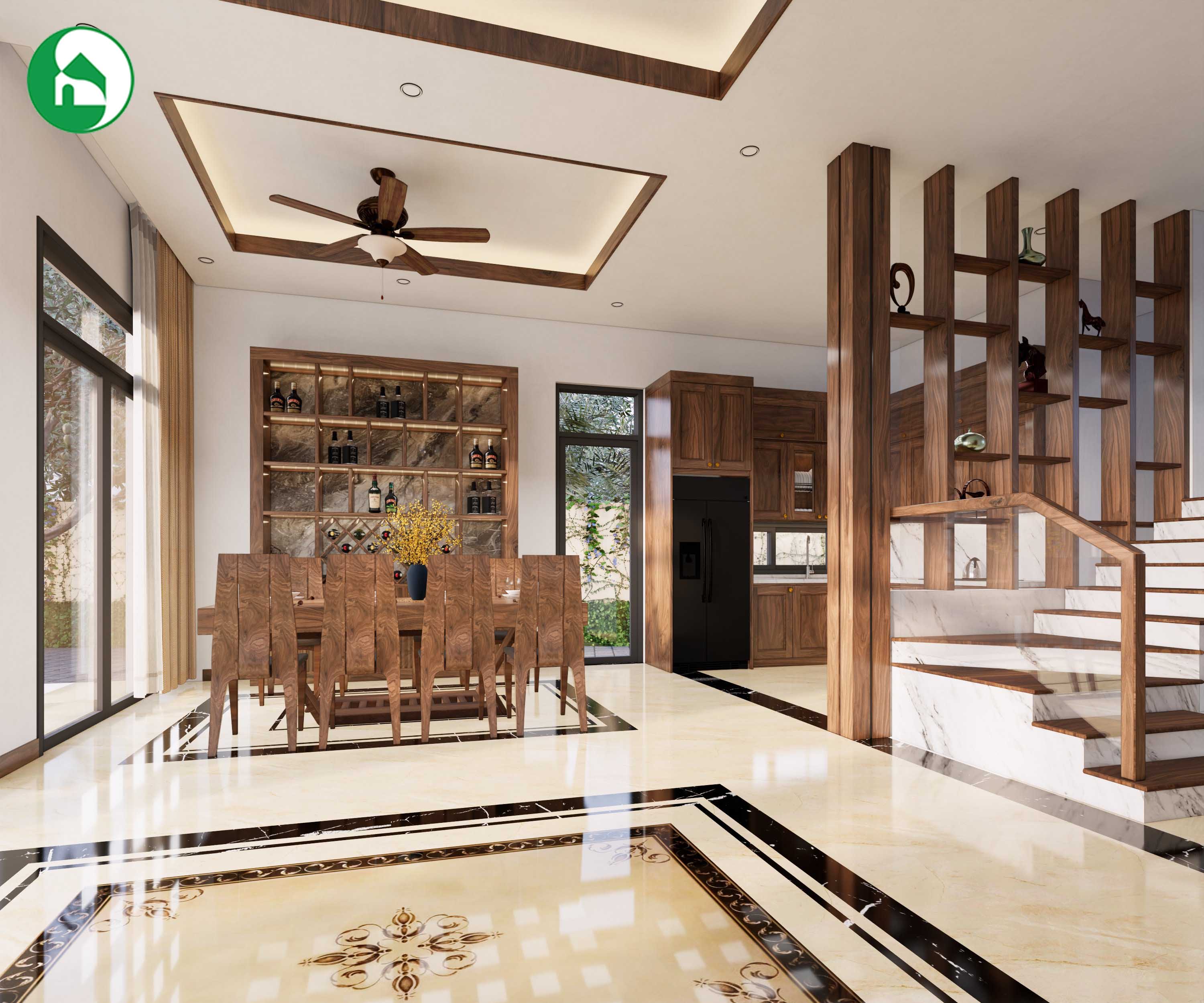 Nội thất nhà chú Kim - Thạch Thất - Hà Nội