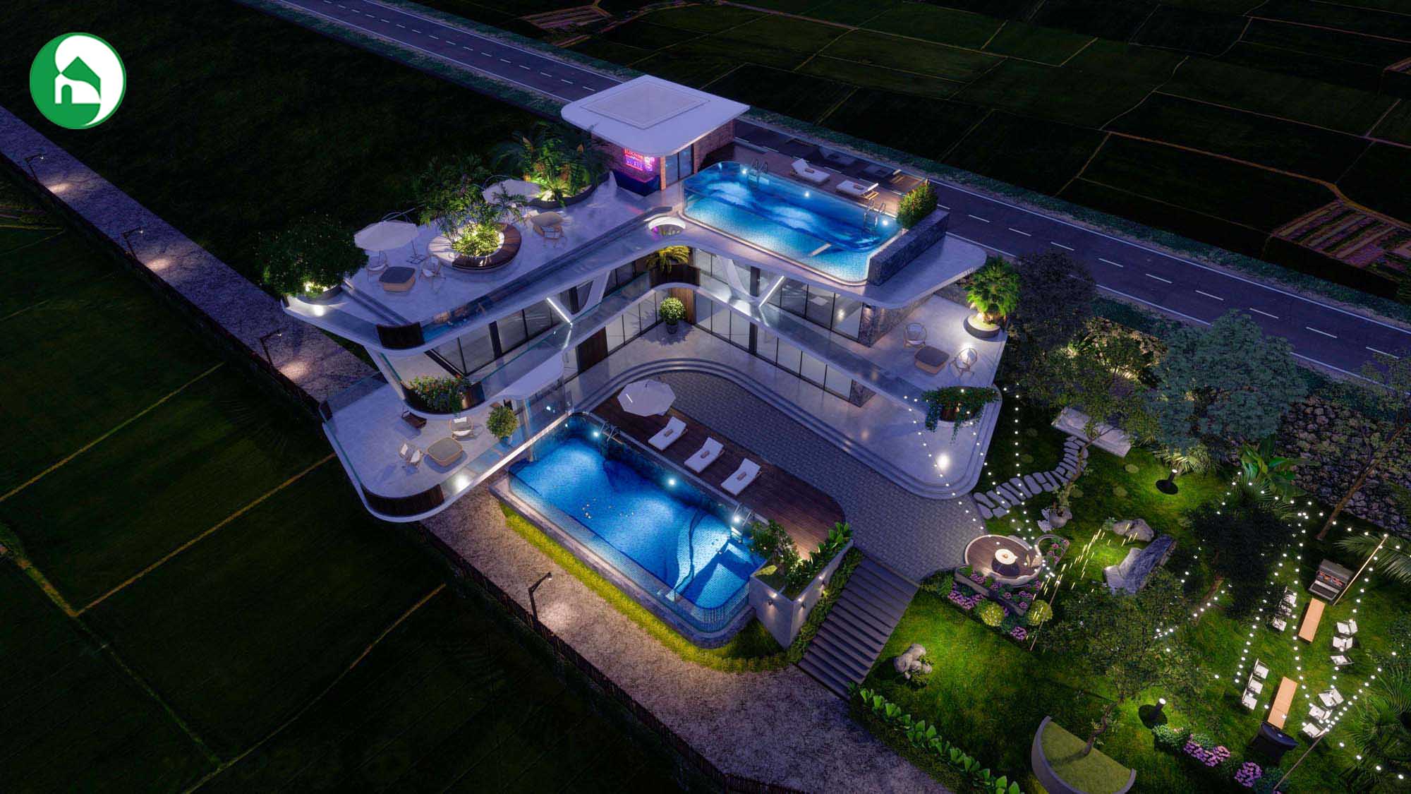 Villa - chú Dự - Hoà Bình
