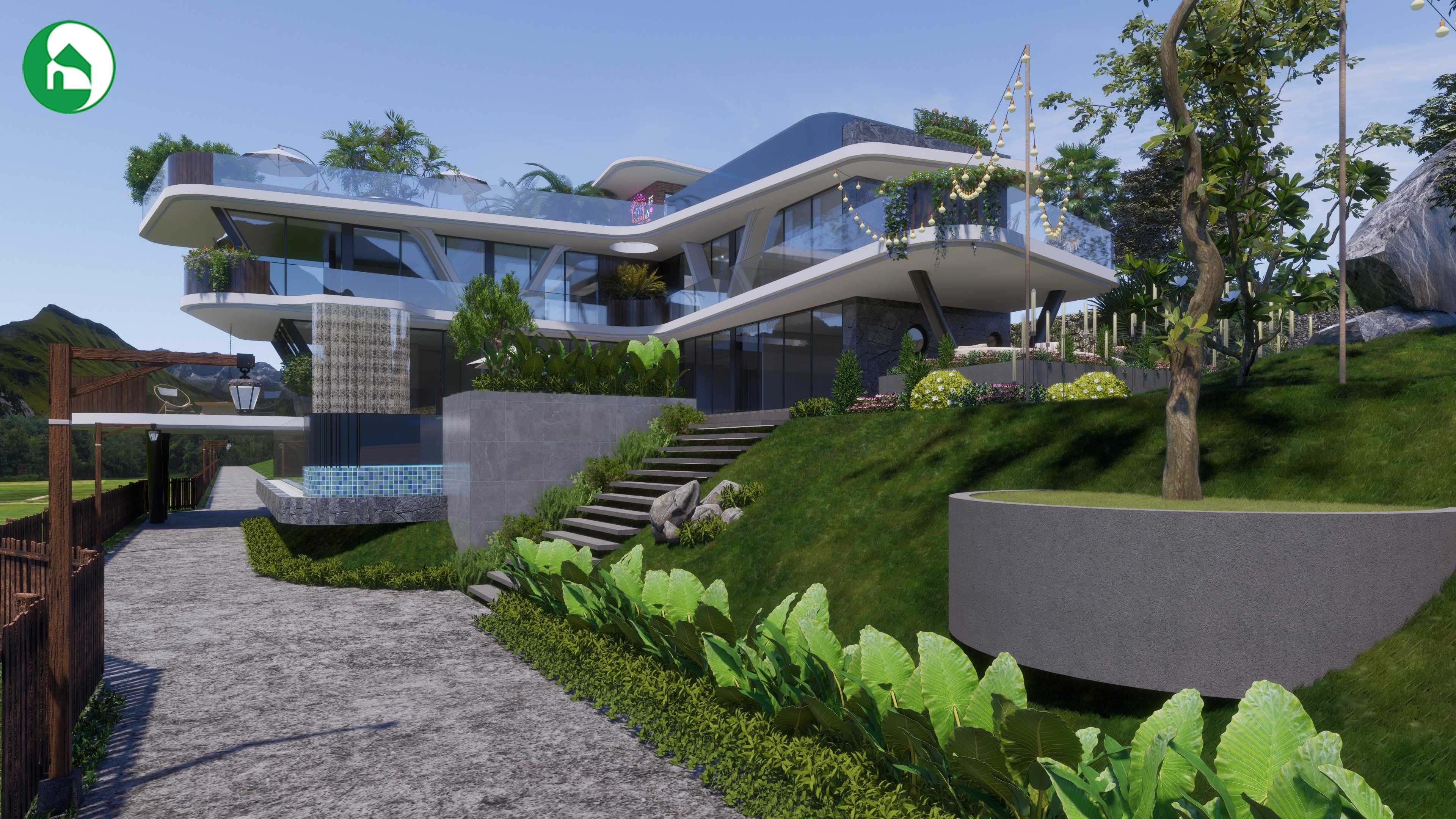 Villa - chú Dự - Hoà Bình