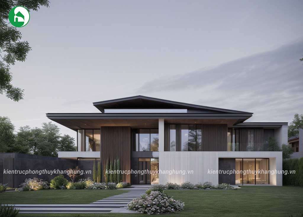 Villa 2 tầng mái Nhật