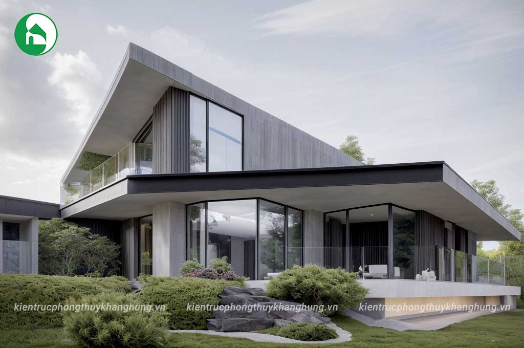 Villa 2 tầng kiến trúc độc đáo