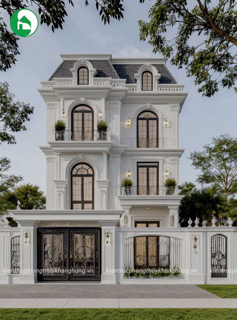Mẫu nhà tân cổ điển 3 tầng - Bắc Ninh