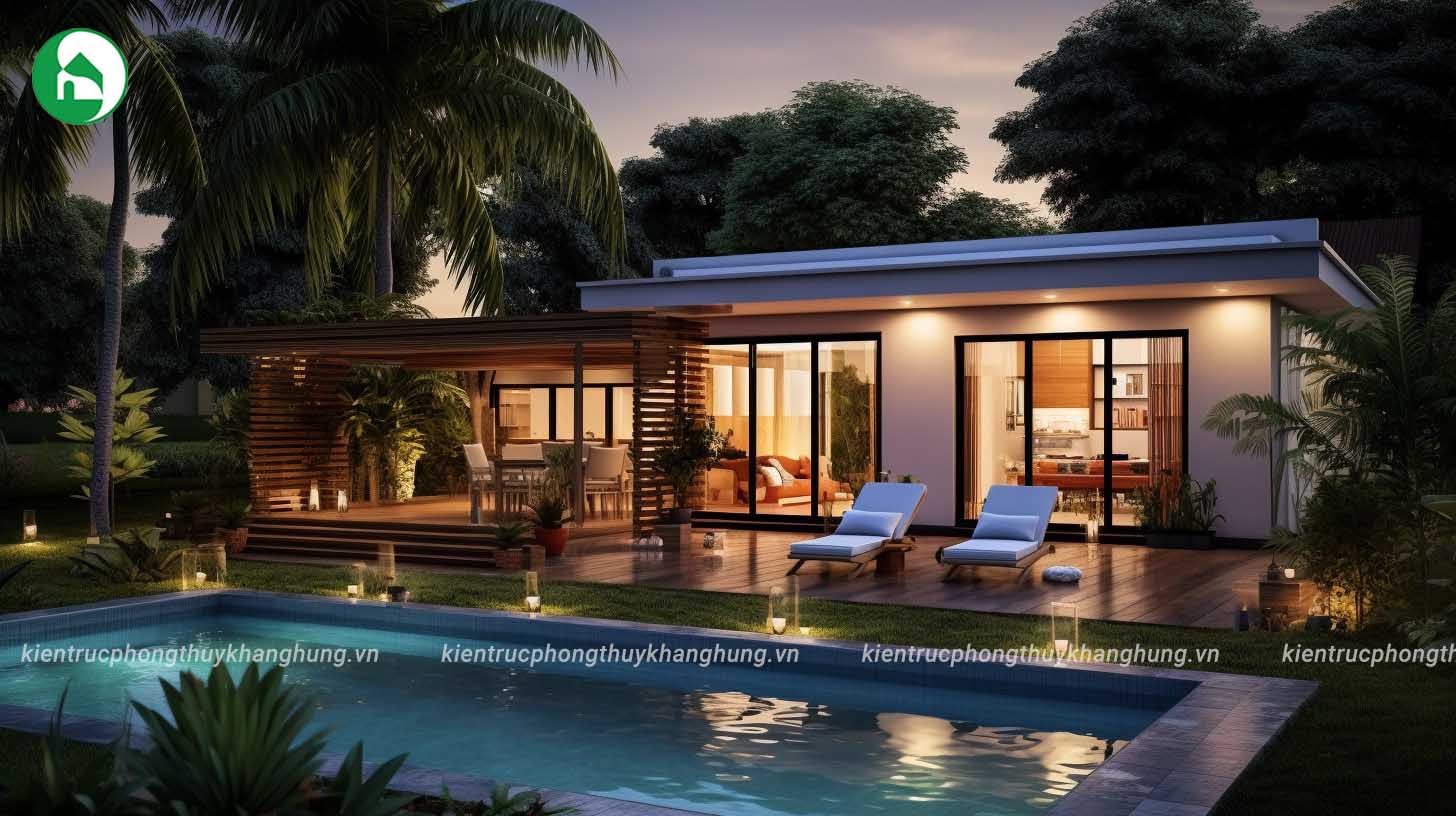 Villa 1 tầng cho gia đình