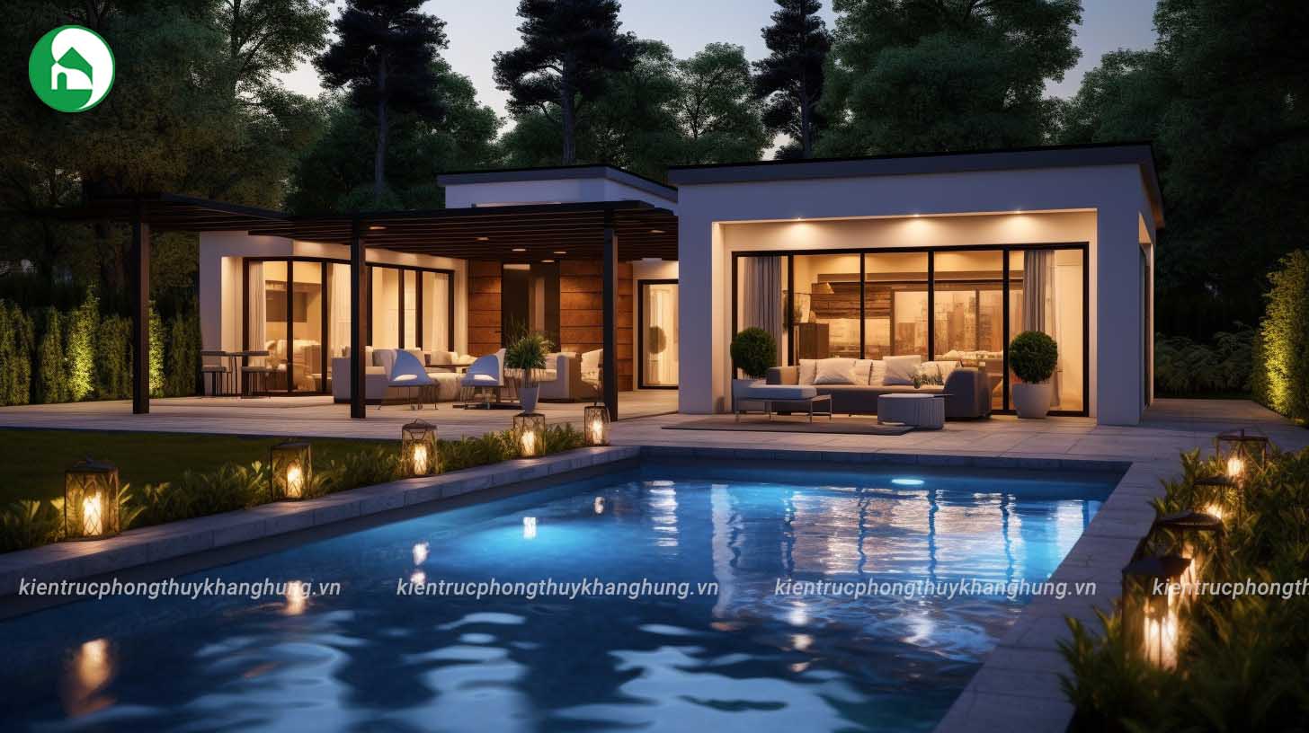 Ý tưởng villa 1 tầng