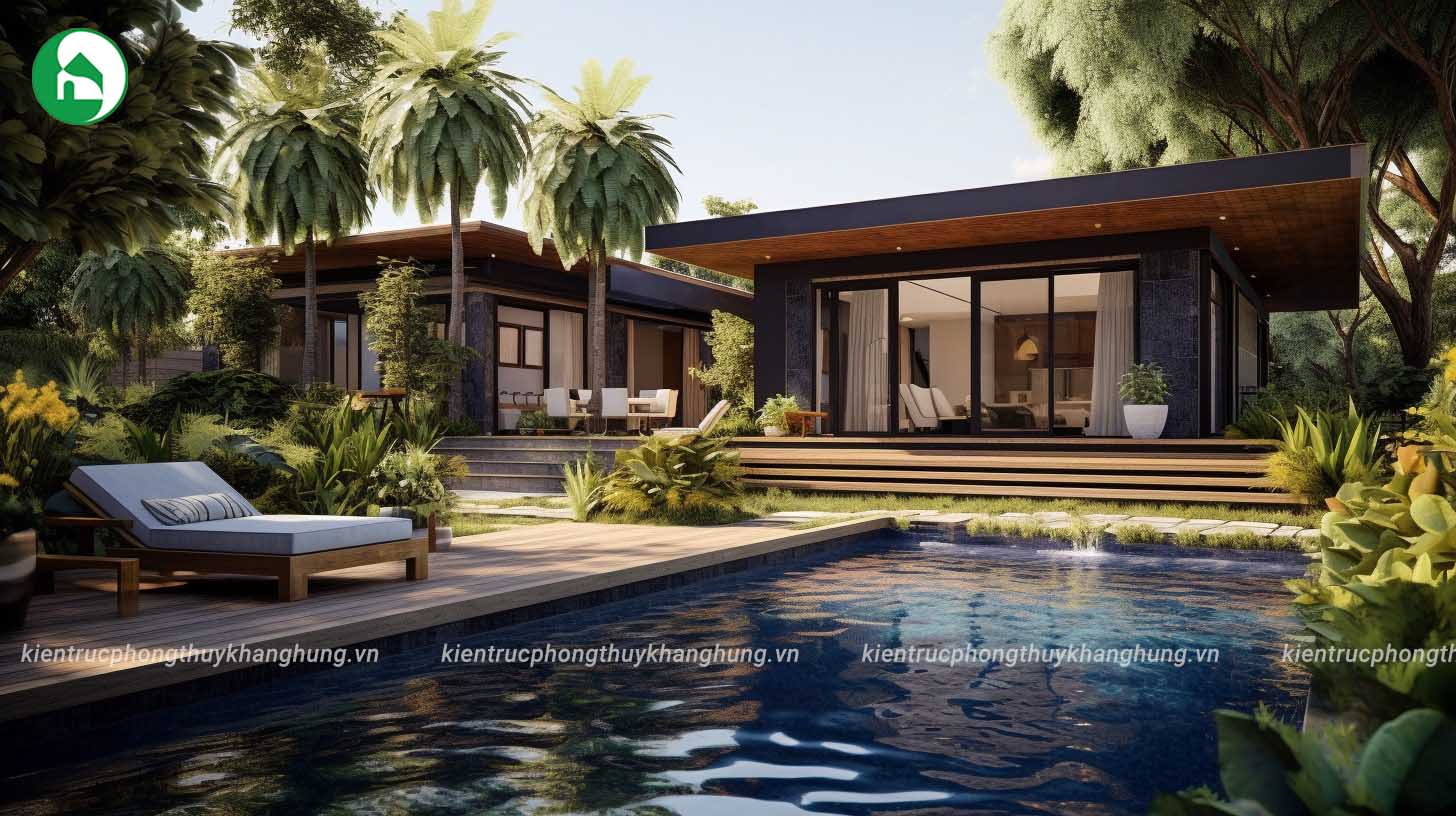 Villa gia đình hiện đại