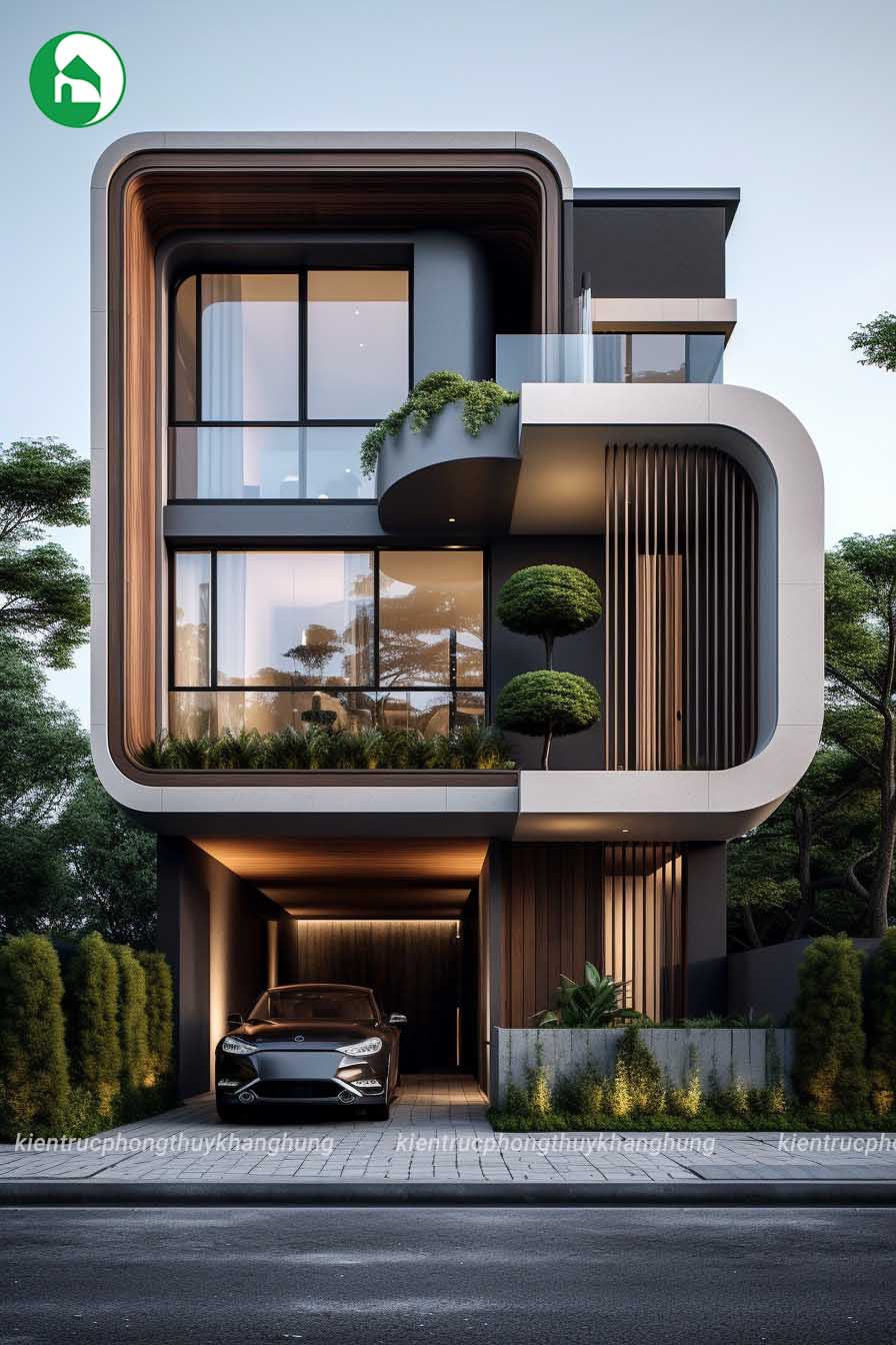 Nhà phố 3 tầng thiết kế độc đáo