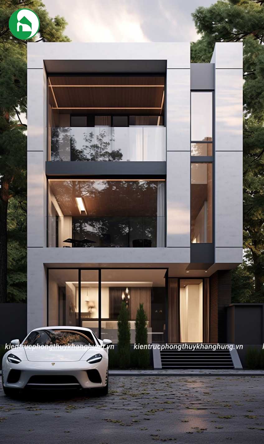 Nhà phố 3 tầng mặt tiền 7m