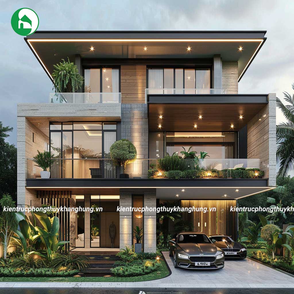 Biệt thự 3 tầng sang trọng