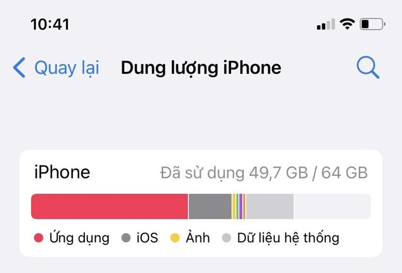 Giải phóng dung lượng iPhone để chụp thêm ảnh