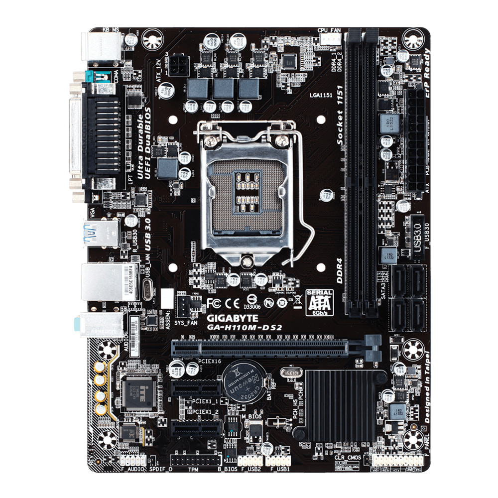 Mainboard GIGABYTE GA-H110M-DS2-DDR4