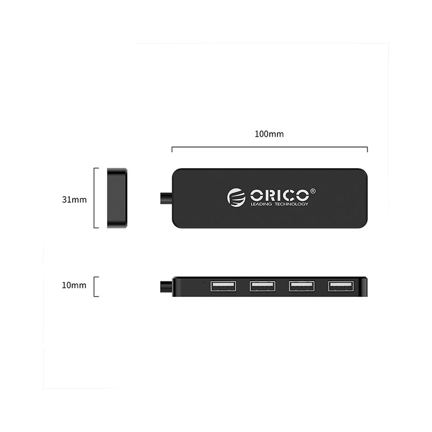 Bộ chia USB 2.0 4 cổng Orico FL-01