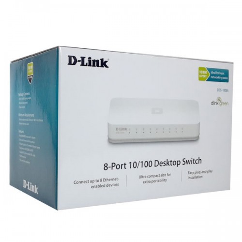 Switch D-Link DGS 1008A 8-Port Gigabit