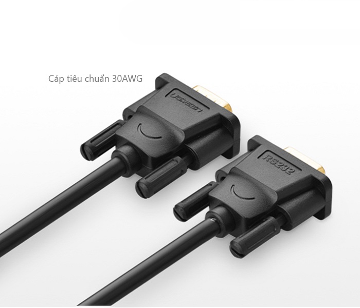 Cáp cổng Com Rs232 Ugreen 20154 -2m