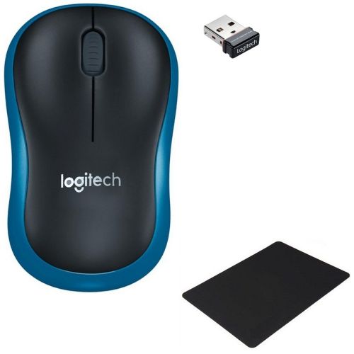 Chuột không dây Logitech M185 Xanh