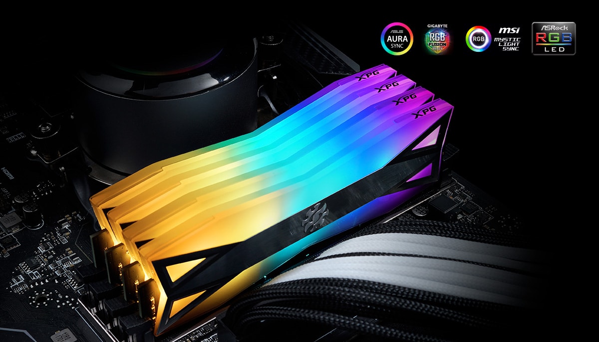 Ram ADATA SPECTRIX D41 RGB 8GB (1x8GB) DDR4 3000Mhz (Đỏ hoặc Xám)