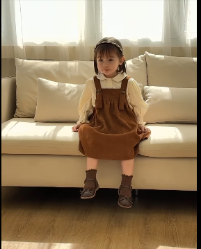 Áo sơ mi kem cổ sen