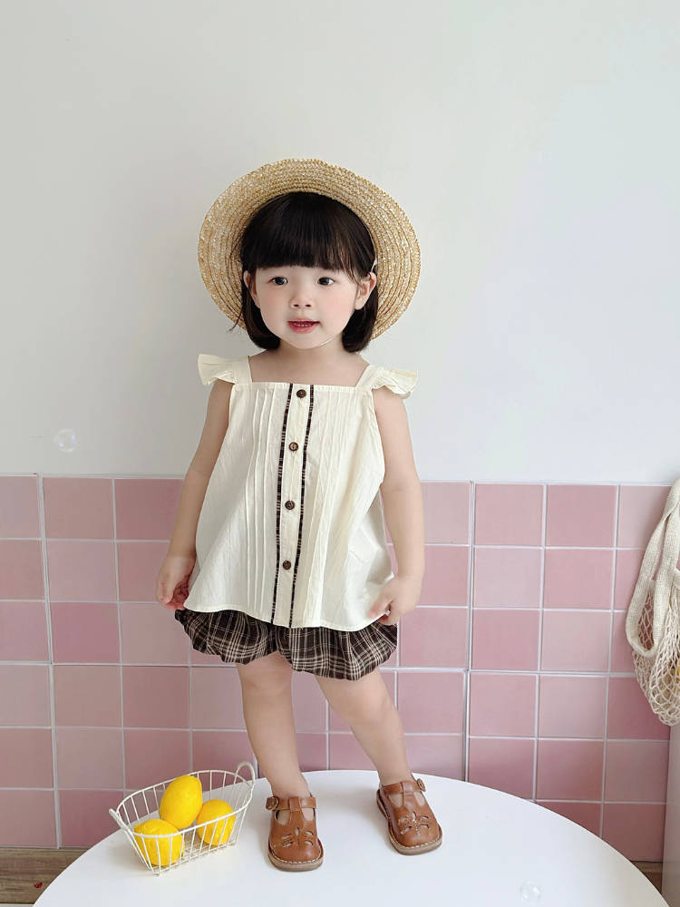 Set áo 2D cánh tiên quần bí phong cách HQ siêu xinh