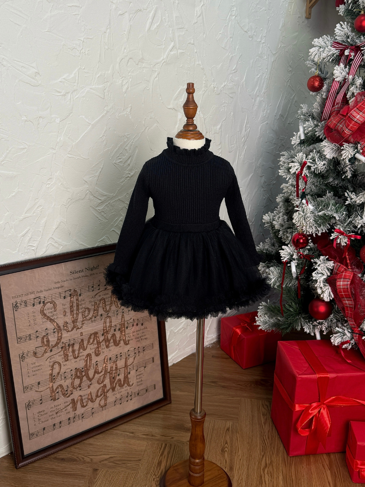 Chân váy tutu đen 5 lớp bồng bềnh