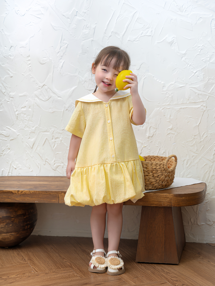 Váy kẻ vàng nhí thuỷ thủ đuôi cá bí