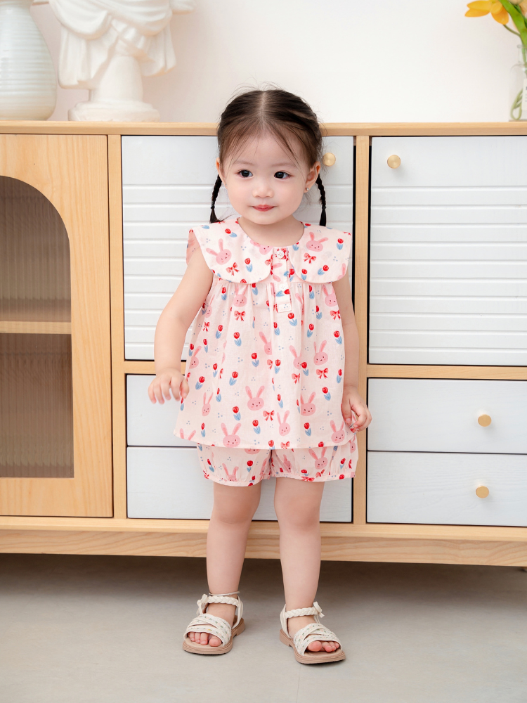 Bộ cộc thỏ hồng thủy thủ