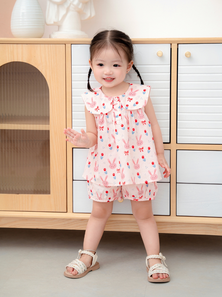 Bộ cộc thỏ hồng thủy thủ