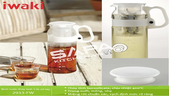 Tại sao nên chọn bình đựng nước bằng thủy tinh?