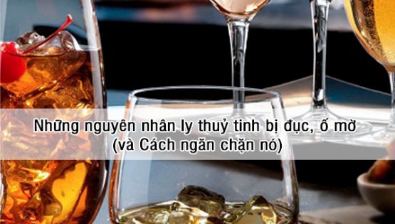 Những nguyên nhân ly thuỷ tinh bị đục, ố mờ (và Cách ngăn chặn nó)