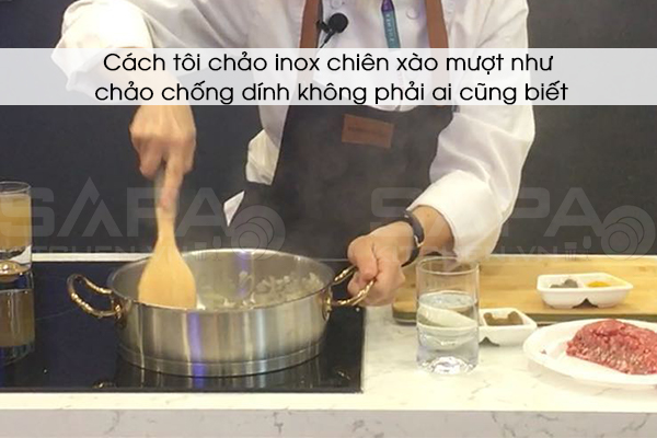 Cách tôi chảo inox chiên xào mượt như chảo chống dính không phải ai cũng biết