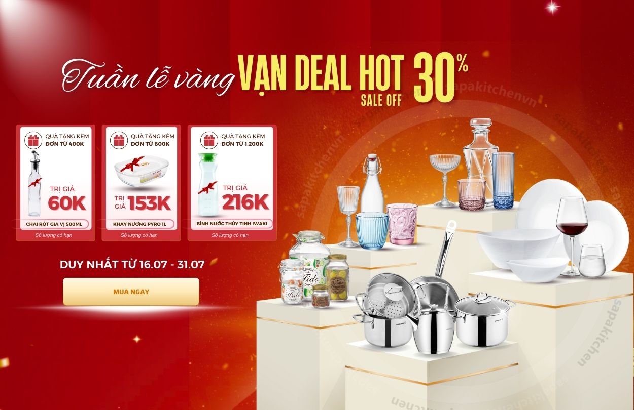 Tuần lễ vàng - Vạn deal hot - Quà tặng hấp dẫn