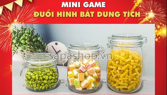 Mini game ĐUỔI HÌNH BẮT DUNG TÍCH cùng Sapakitchen