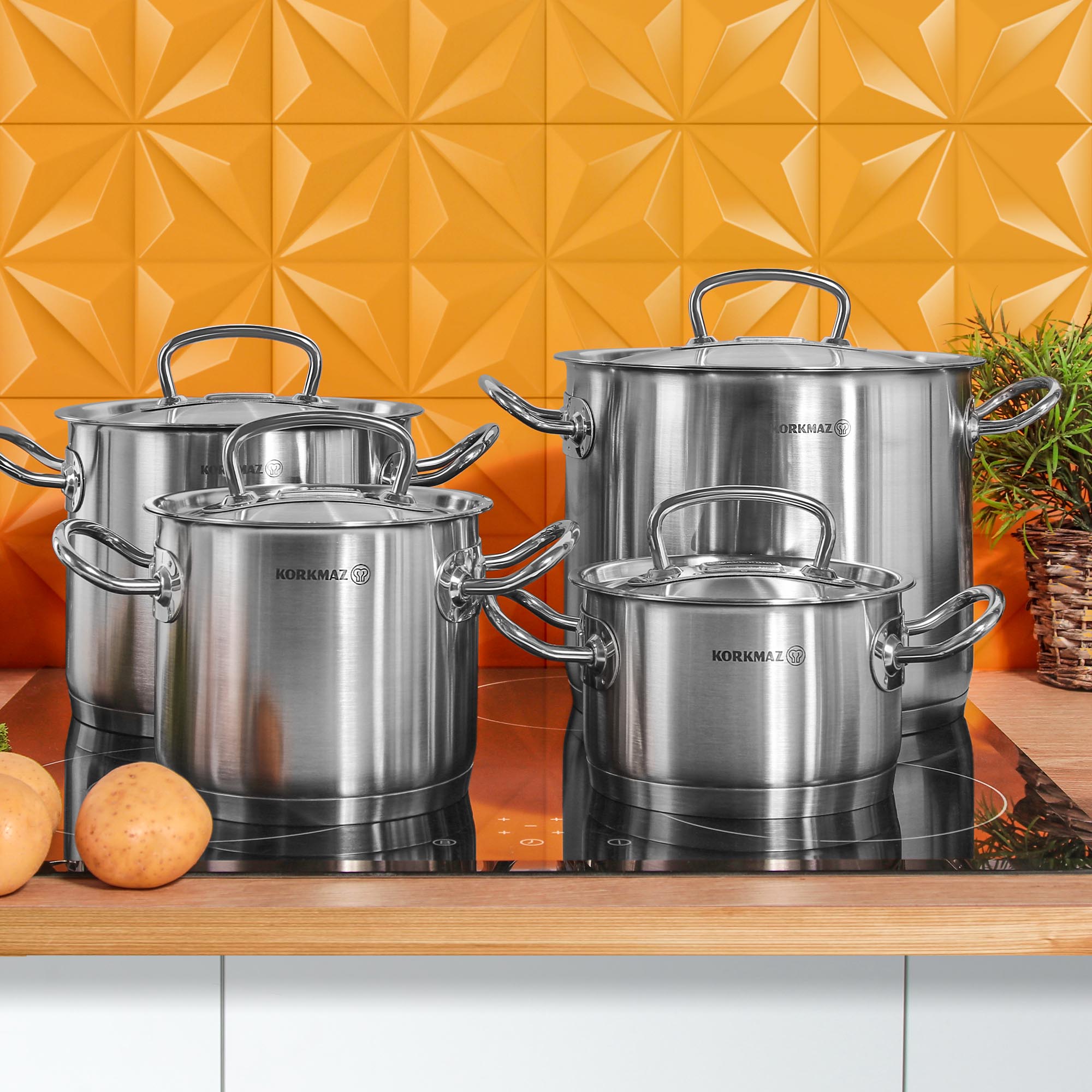 Nâng Tầm Căn Bếp Căn Hộ Với Bộ Nồi Inox Korkmaz Chuẩn Châu Âu - 4
