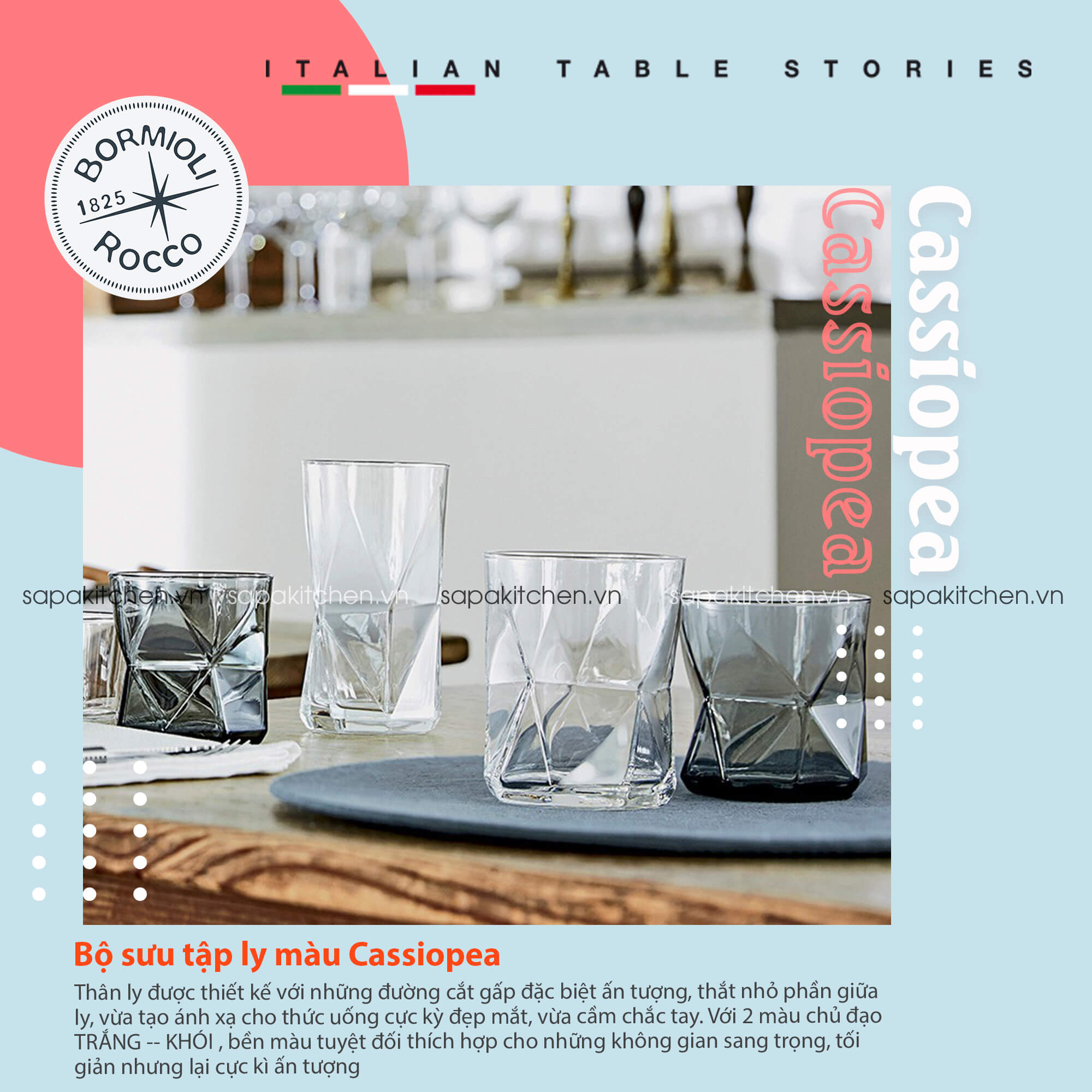 Ly Thủy Tinh Bormioli Rocco: Quà Tết Thiết Thực, Đẹp Mắt Cho Mọi Nhà 2026 - 4
