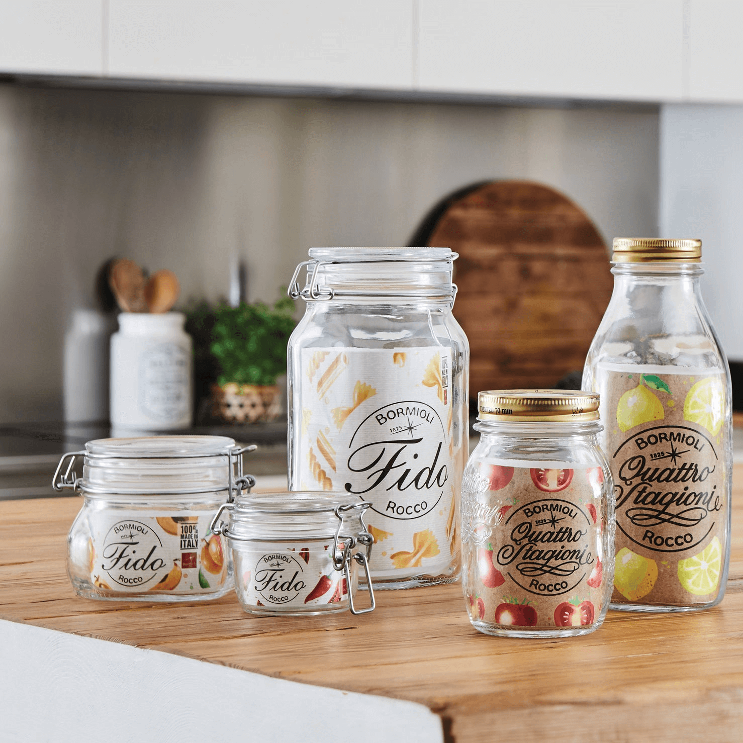 Hũ thủy tinh nắp vặn Quattro và hũ thủy tinh nắp cài Fido, hũ nào bảo quản tốt hơn? - 1