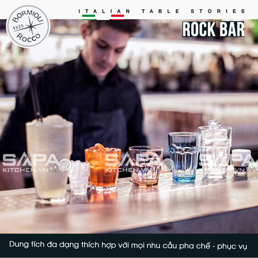 Ly shot thủy tinh chịu nhiệt Rock bar 7 cl