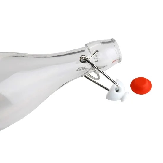 Chai thủy tinh vuông nắp cài 500ml - SAPATA