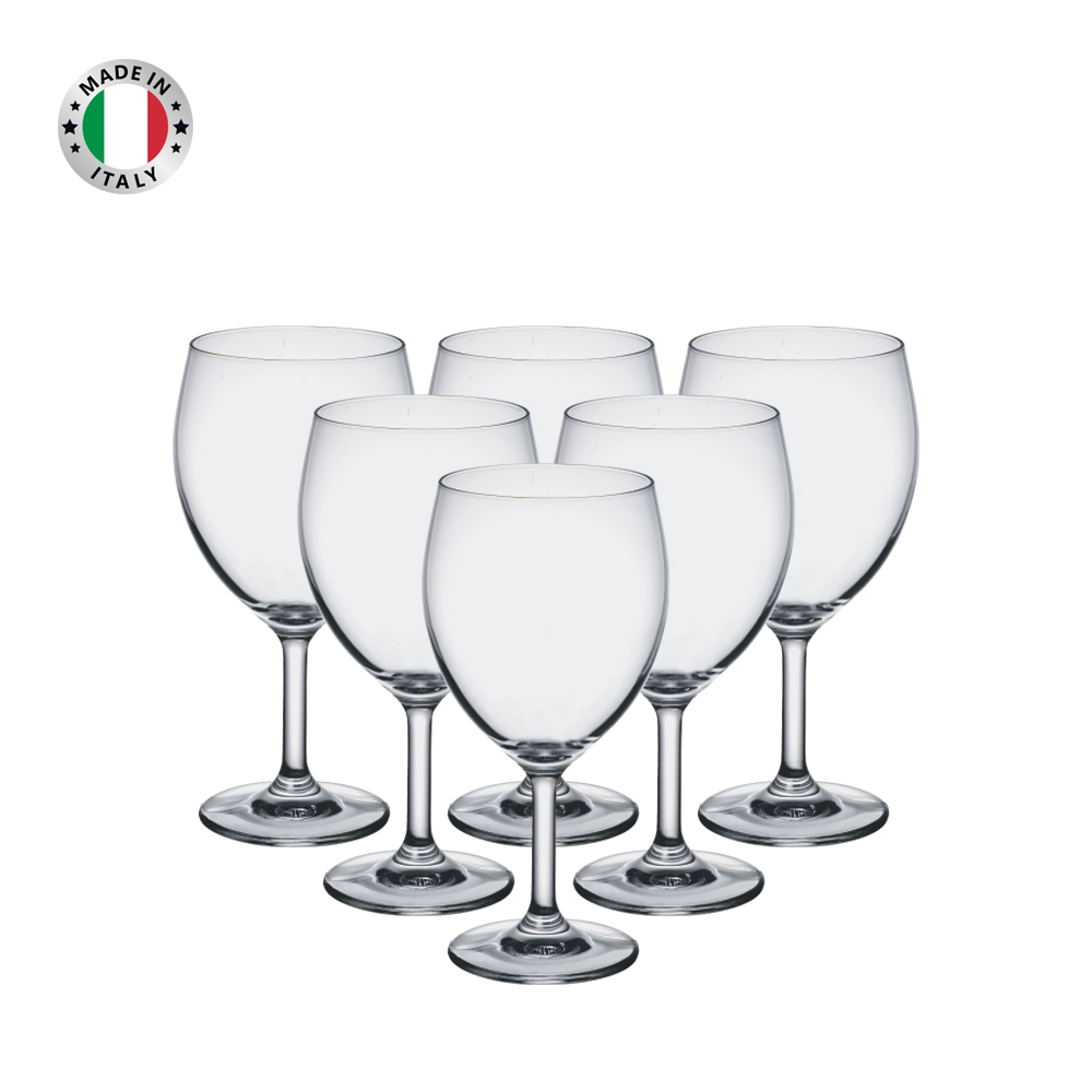 Combo 6 Ly rượu thủy tinh Globo Goblet 41cl