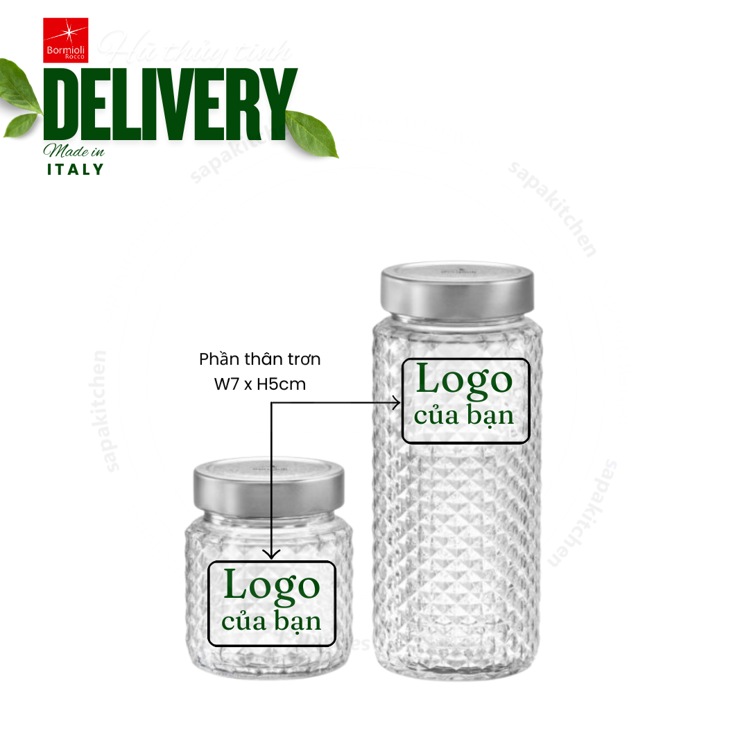 Hũ thủy tinh nắp vặn Delivery 700