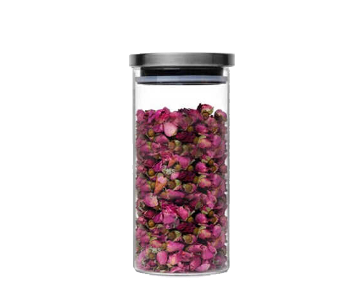 Hũ thủy tinh tròn nắp inox hít kín hơi 1.5L - SAPATA