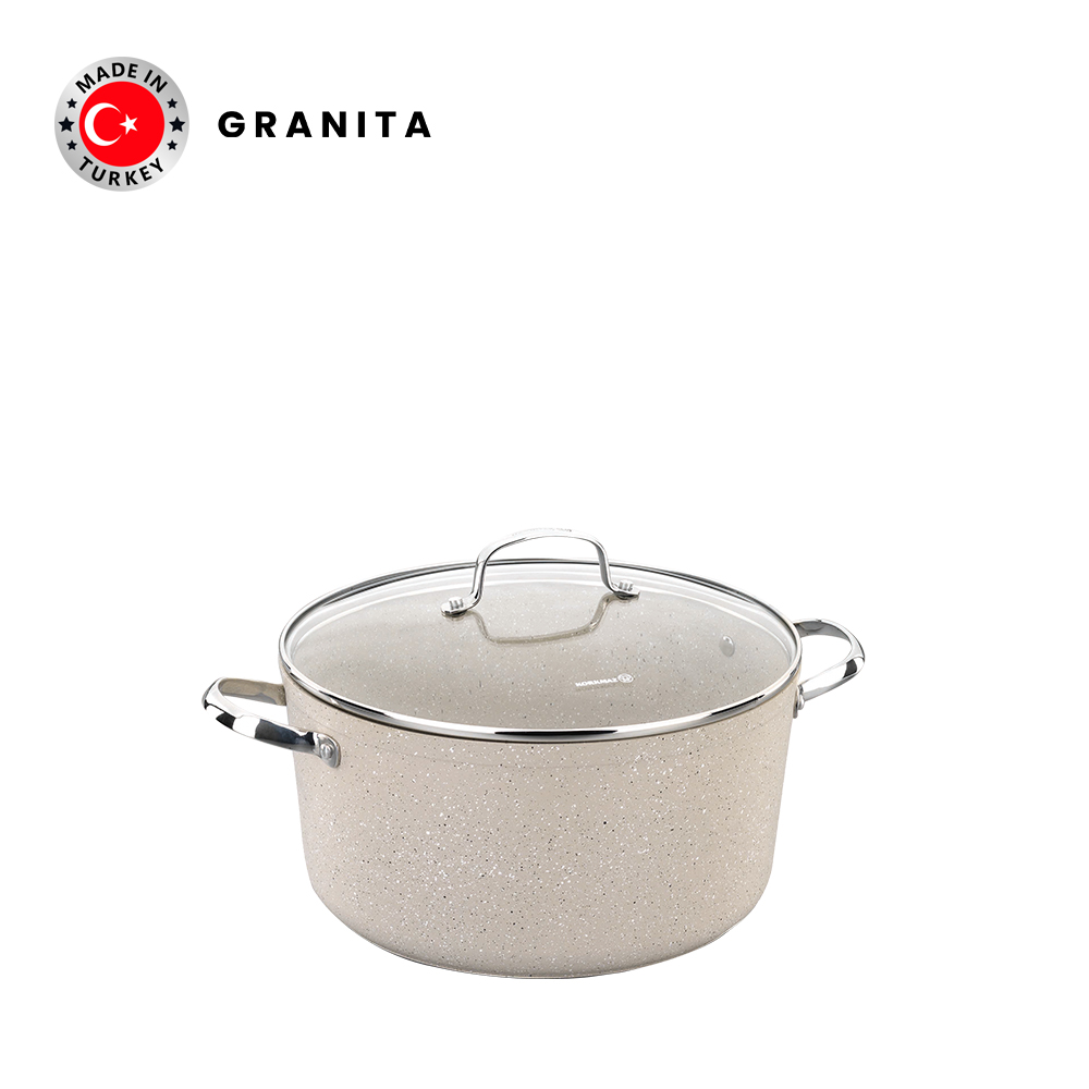 Nồi chống dính bếp từ Korkmaz Granita 3 lít - Ø20x10.5cm - A1260