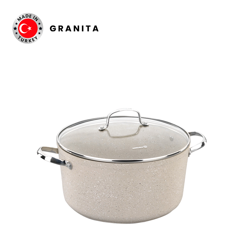 Nồi chống dính Korkmaz Granita 5 lít - Ø24x12.5cm - A1261