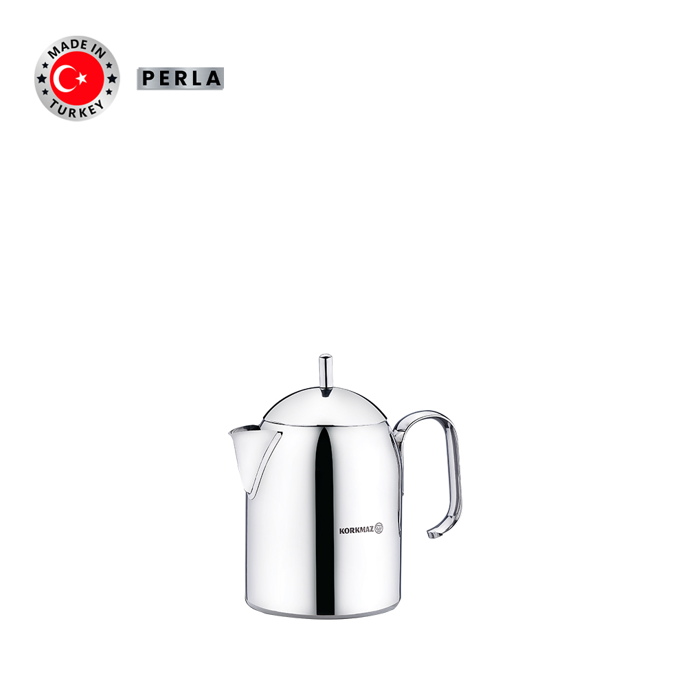 Bình cà phê inox nấu bếp từ cao cấp Korkmaz Perla 0.85 lít - Ø10x14.5cm - A283